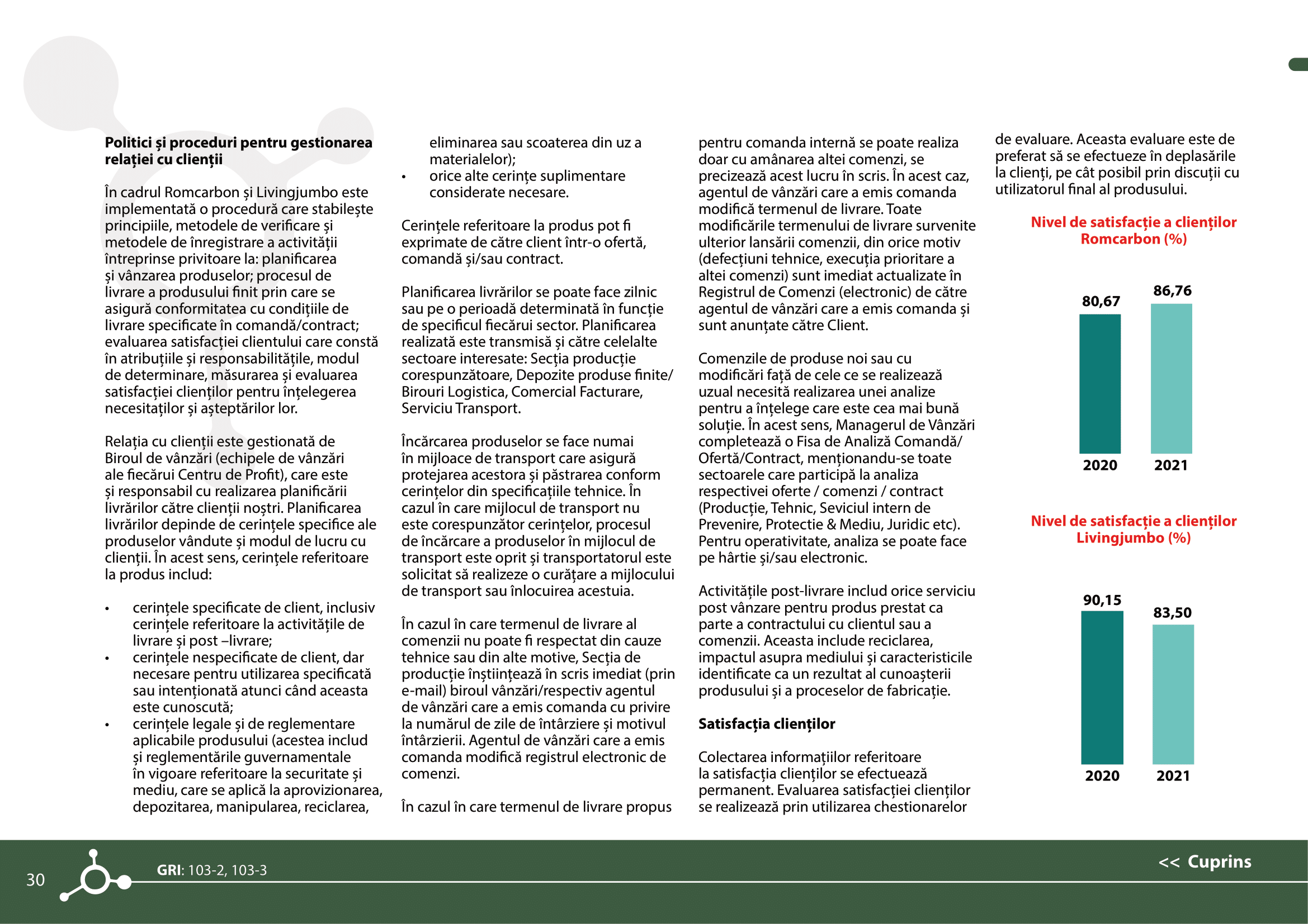 Rapoarte de sustenabilitate 2021