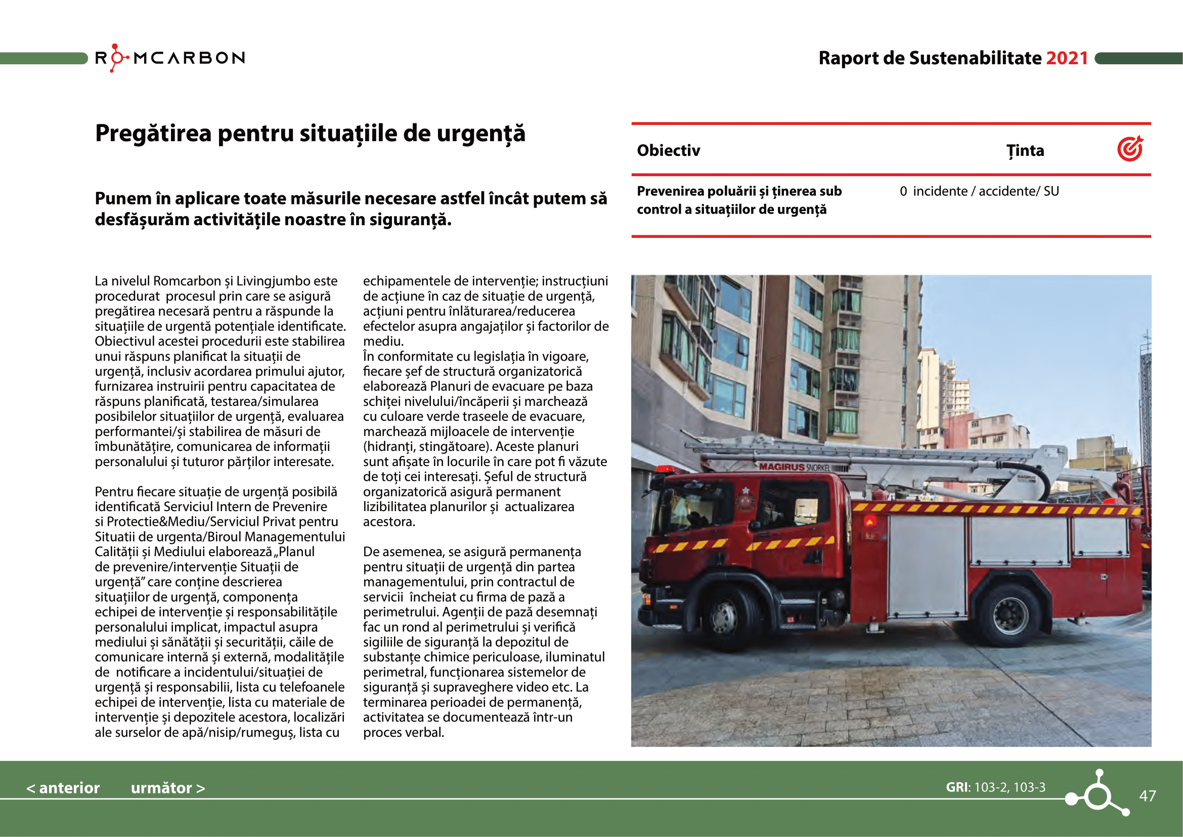 Rapoarte de sustenabilitate 2021