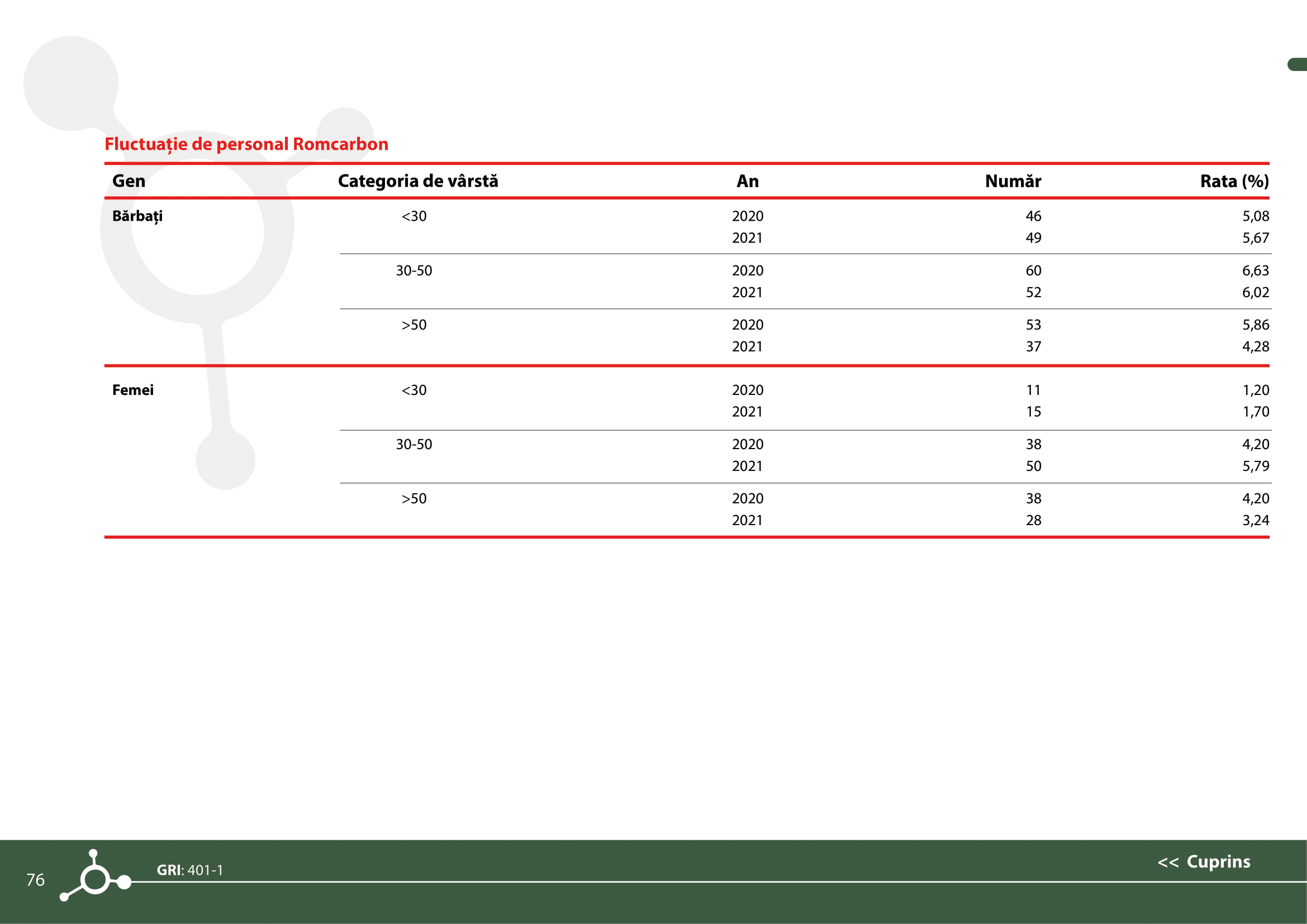 Rapoarte de sustenabilitate 2021