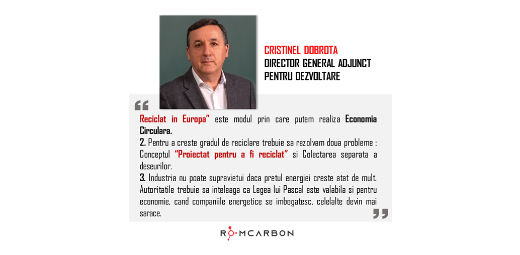 Despre reciclare, energie verde, ambalaje biodegradabile si amprenta de carbon (interviu)