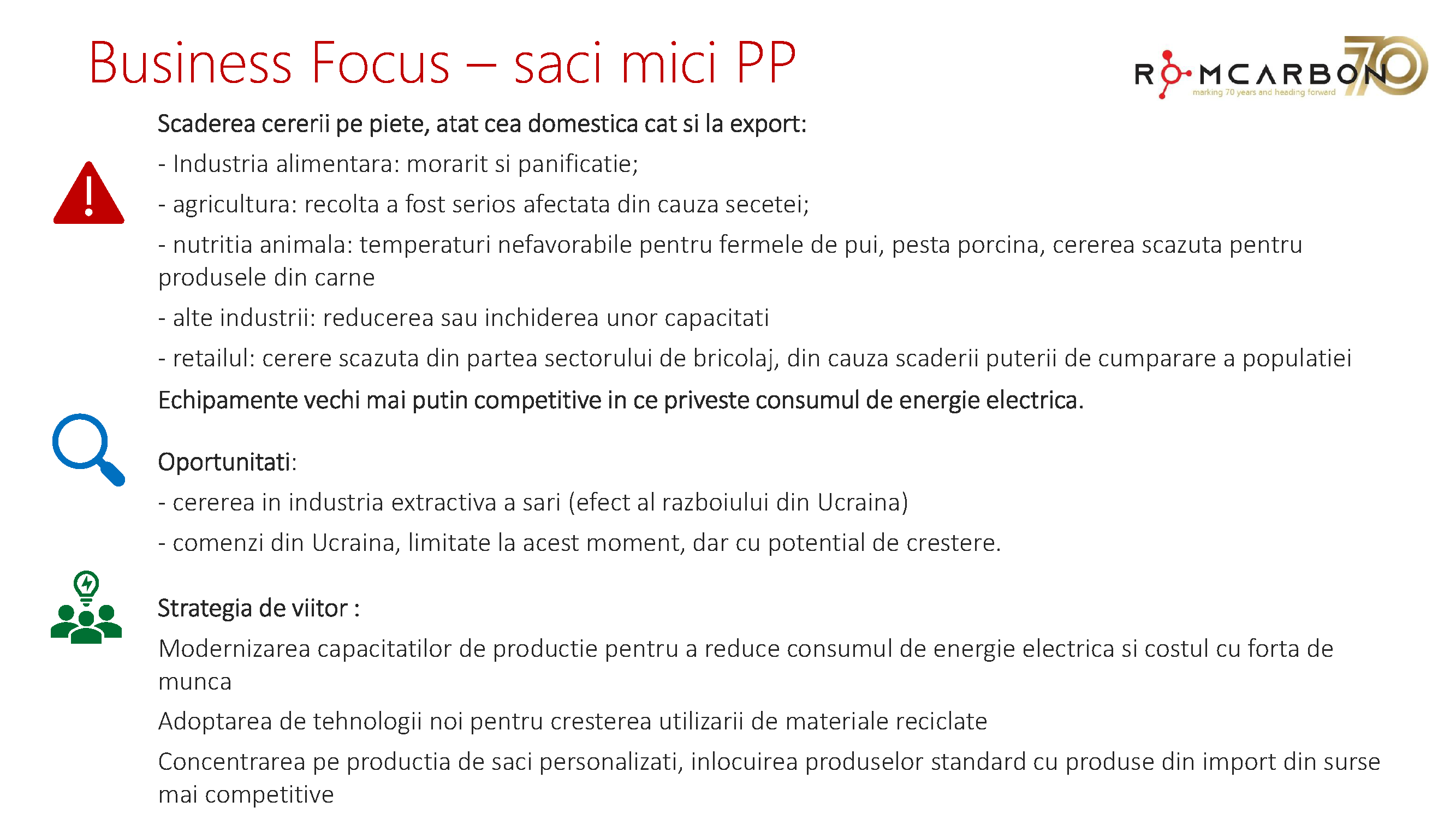 Prezentare oficiala -Teleconferință cu analiști, investitori și jurnaliști &ndash; 18 noiembrie 2022