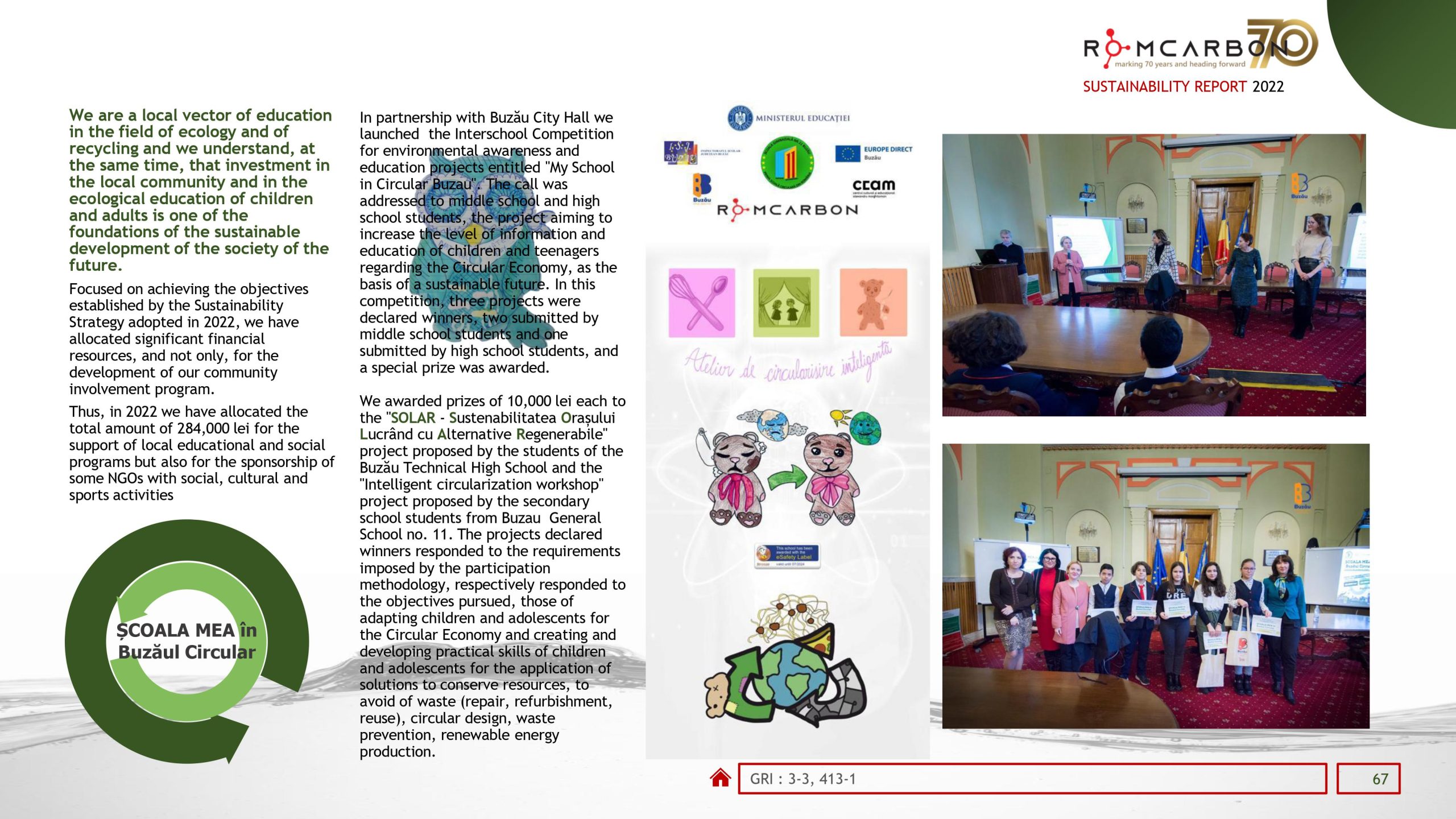 Sustainability reports 2022