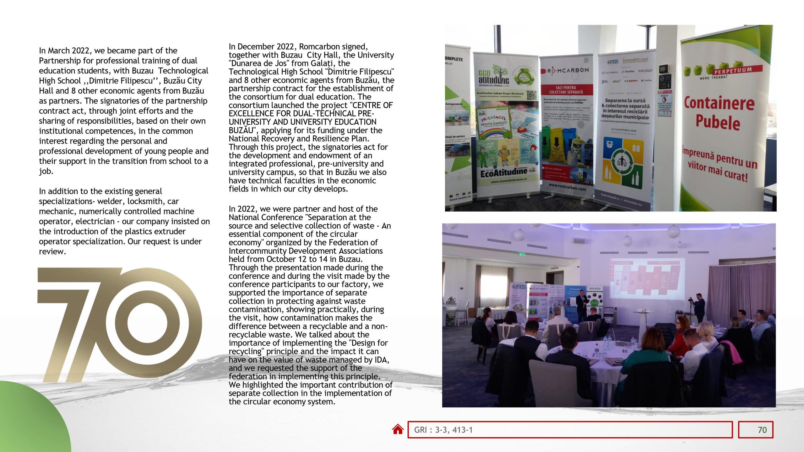 Sustainability reports 2022