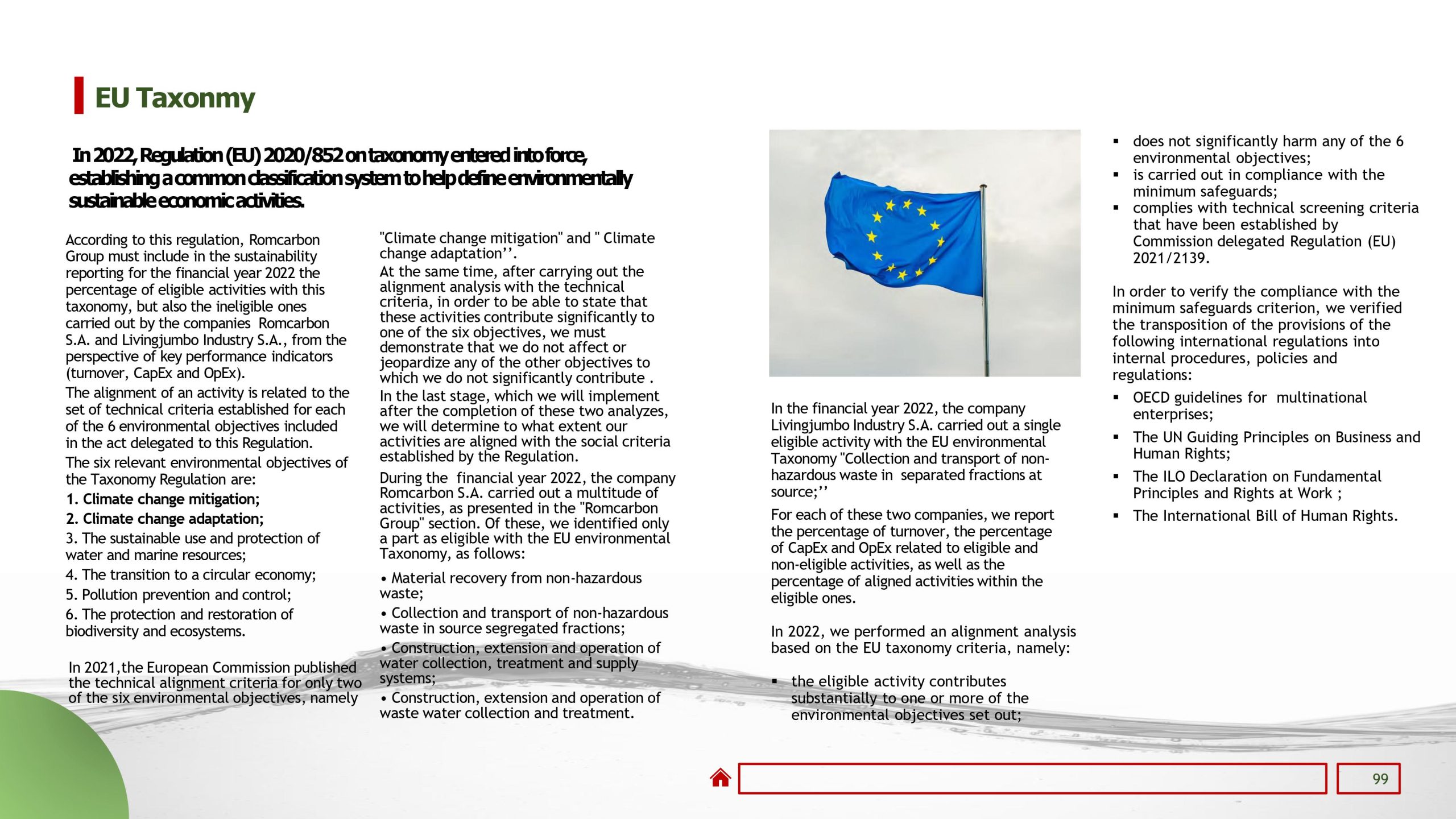 Sustainability reports 2022