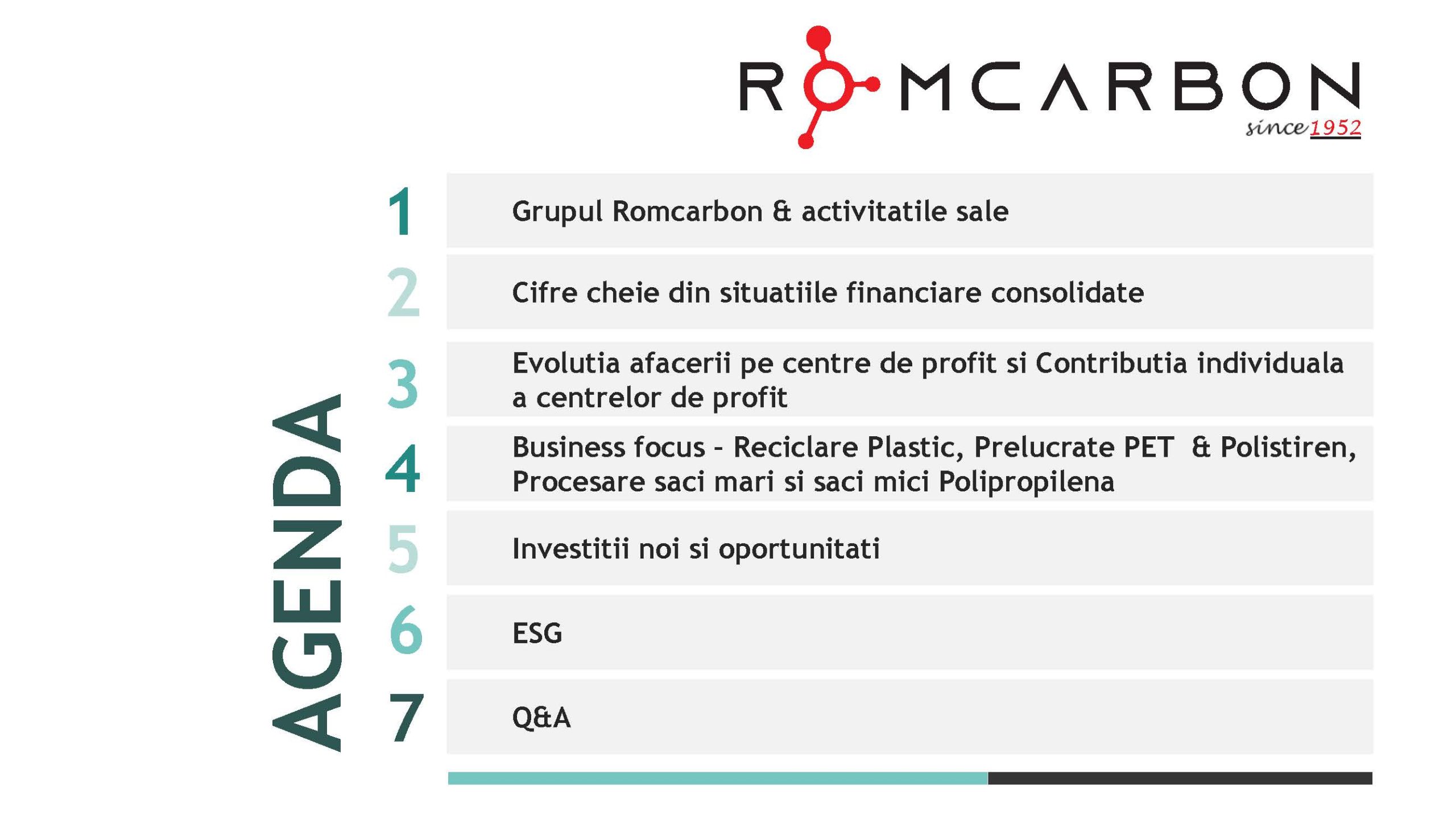 Prezentare oficiala -Teleconferință cu analiști, investitori și jurnaliști &ndash; 17 mai 2024