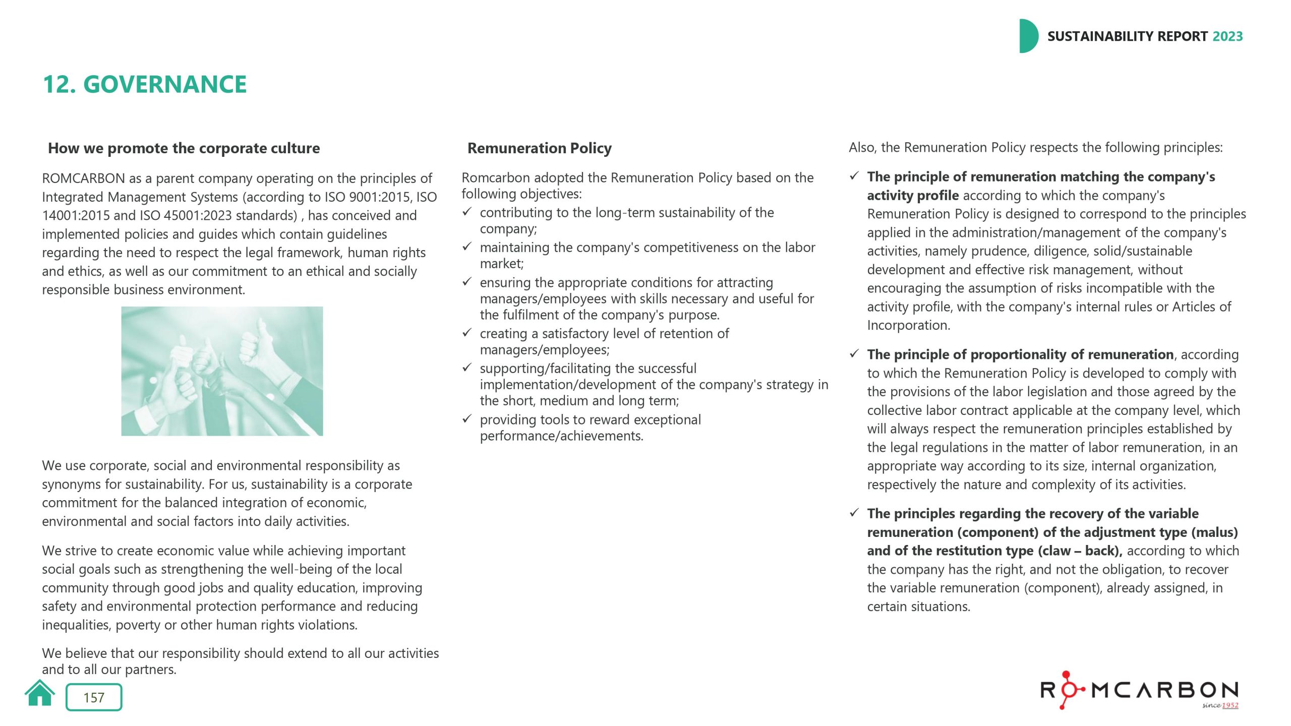 Sustainability reports 2023