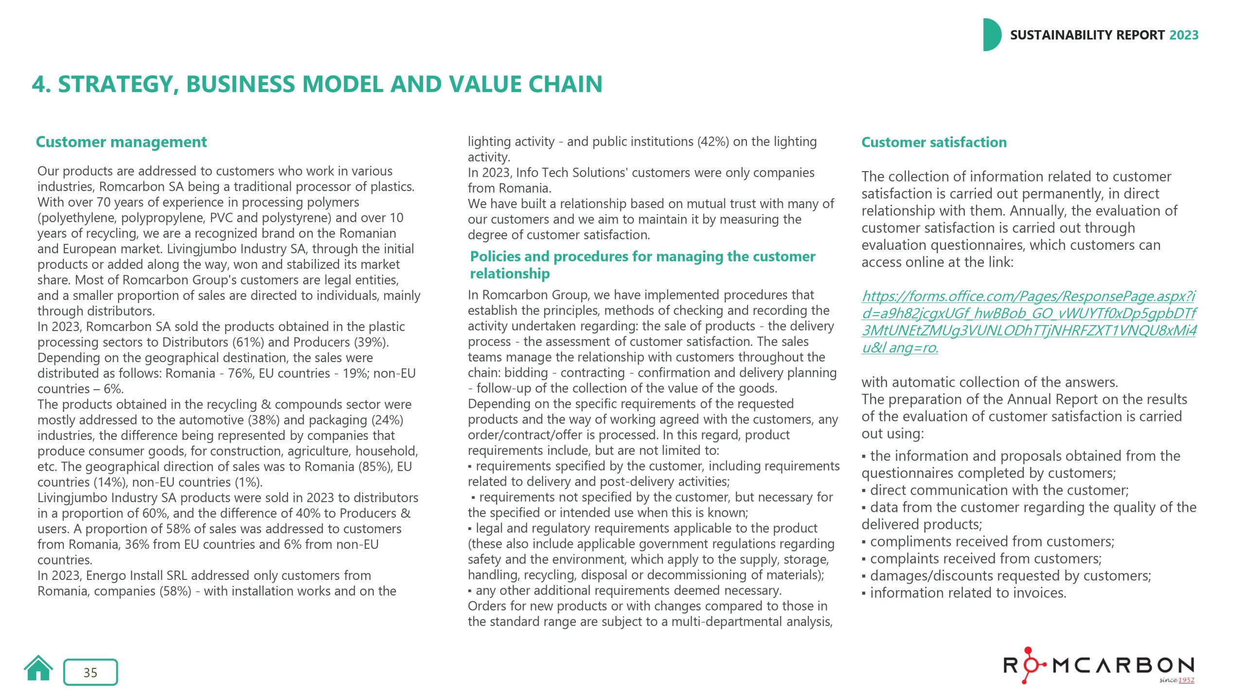 Sustainability reports 2023