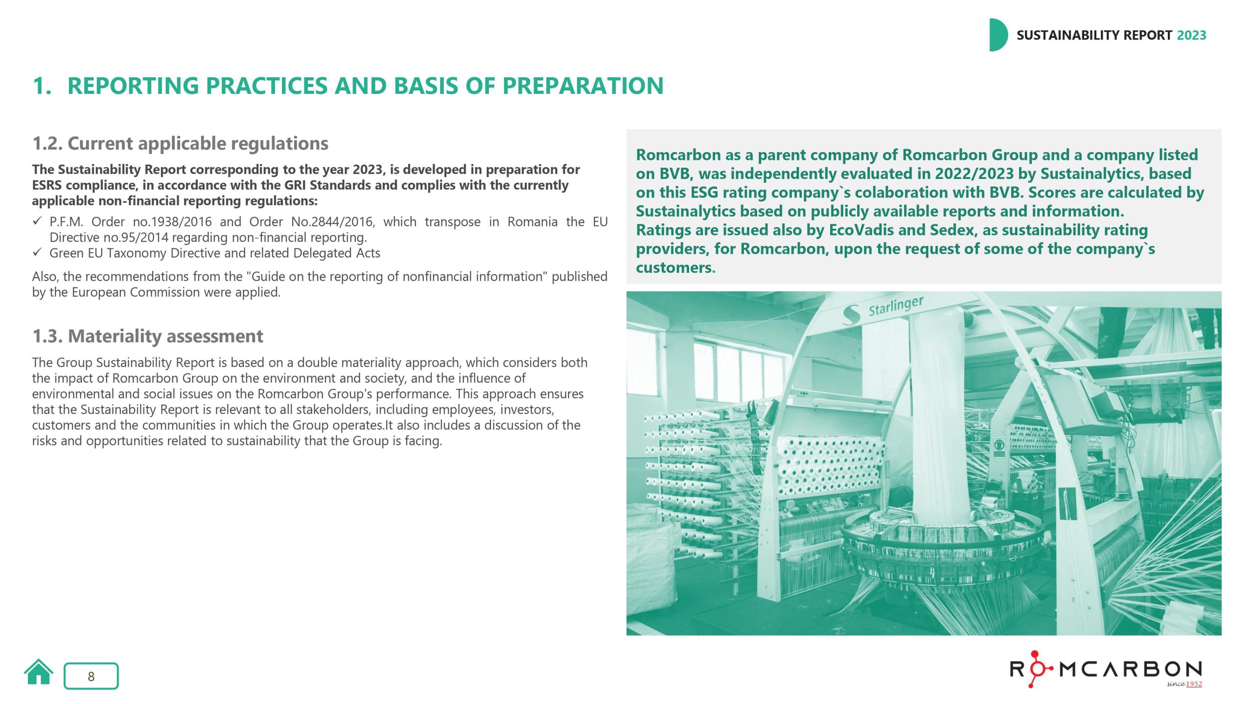 Sustainability reports 2023