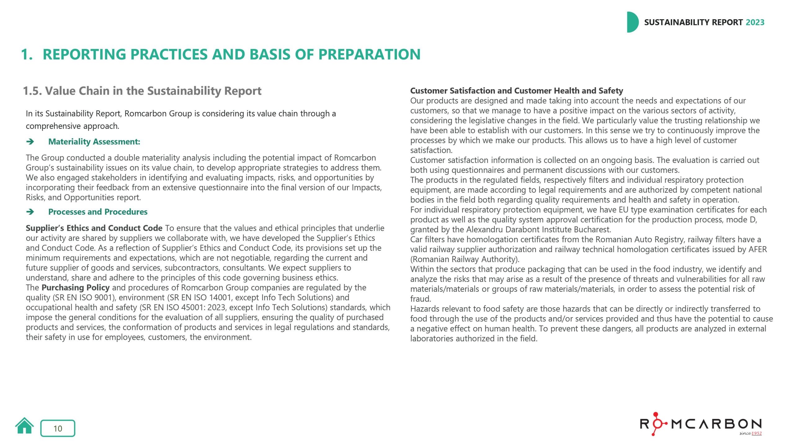 Sustainability reports 2023