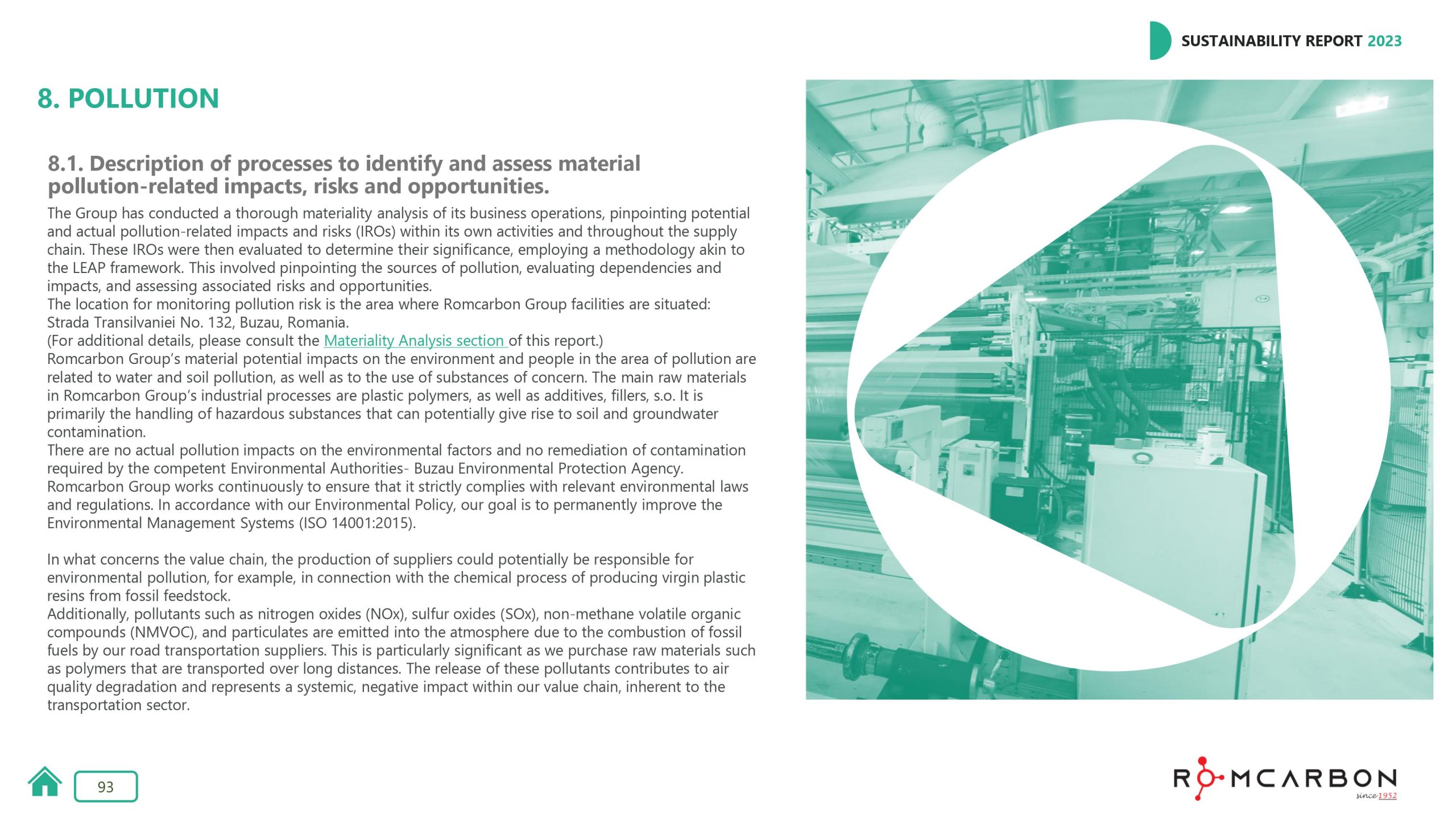 Sustainability reports 2023