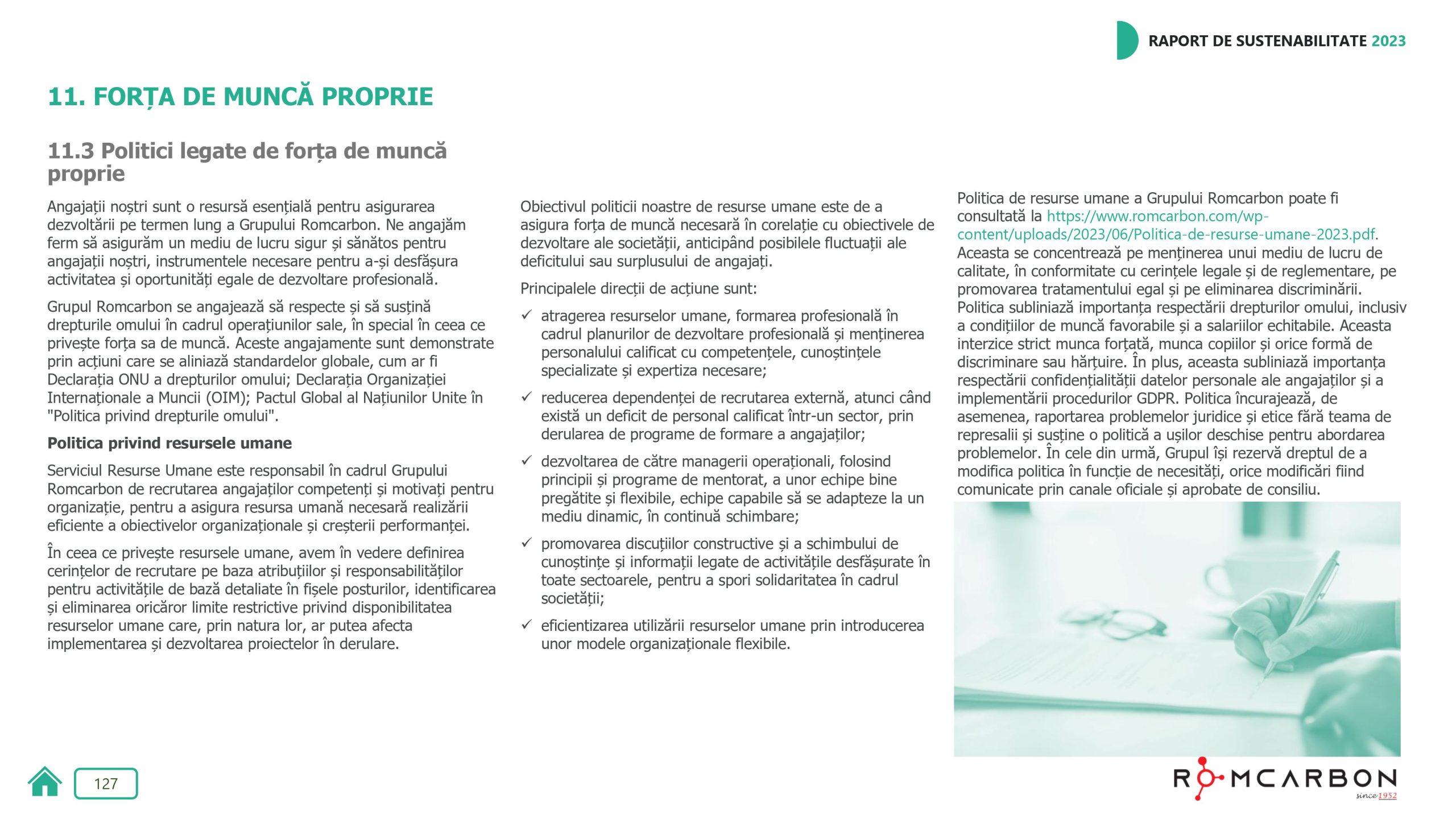 Rapoarte de sustenabilitate 2023