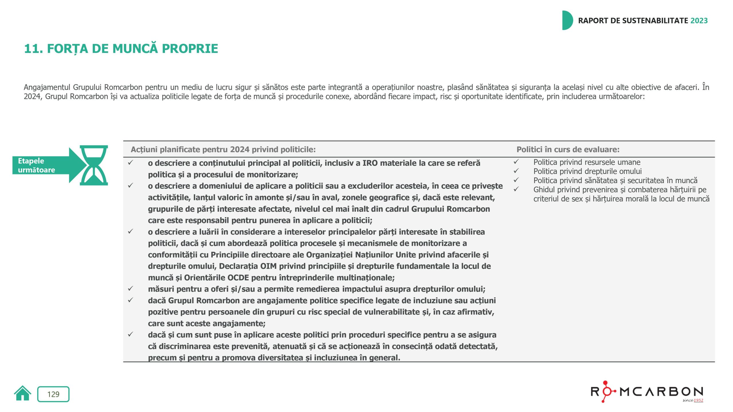 Rapoarte de sustenabilitate 2023
