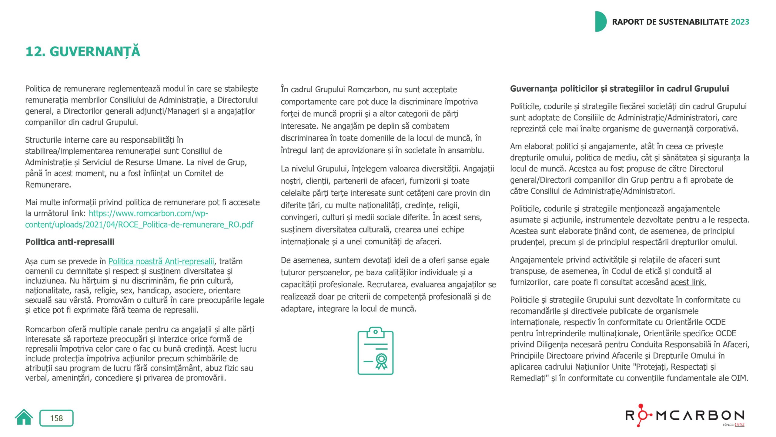 Rapoarte de sustenabilitate 2023