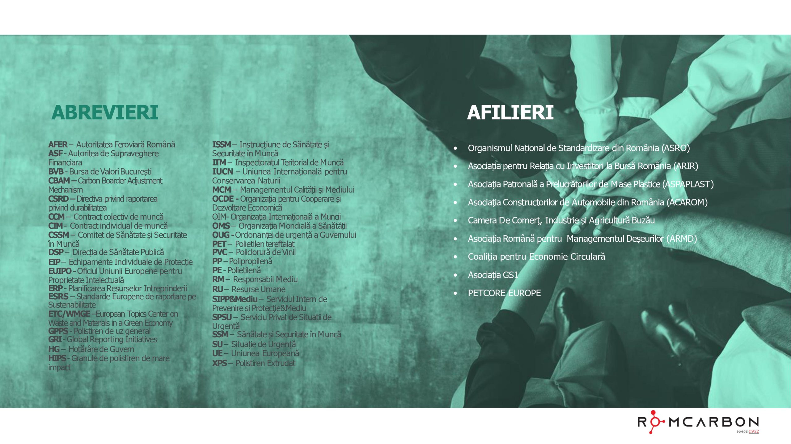 Rapoarte de sustenabilitate 2023