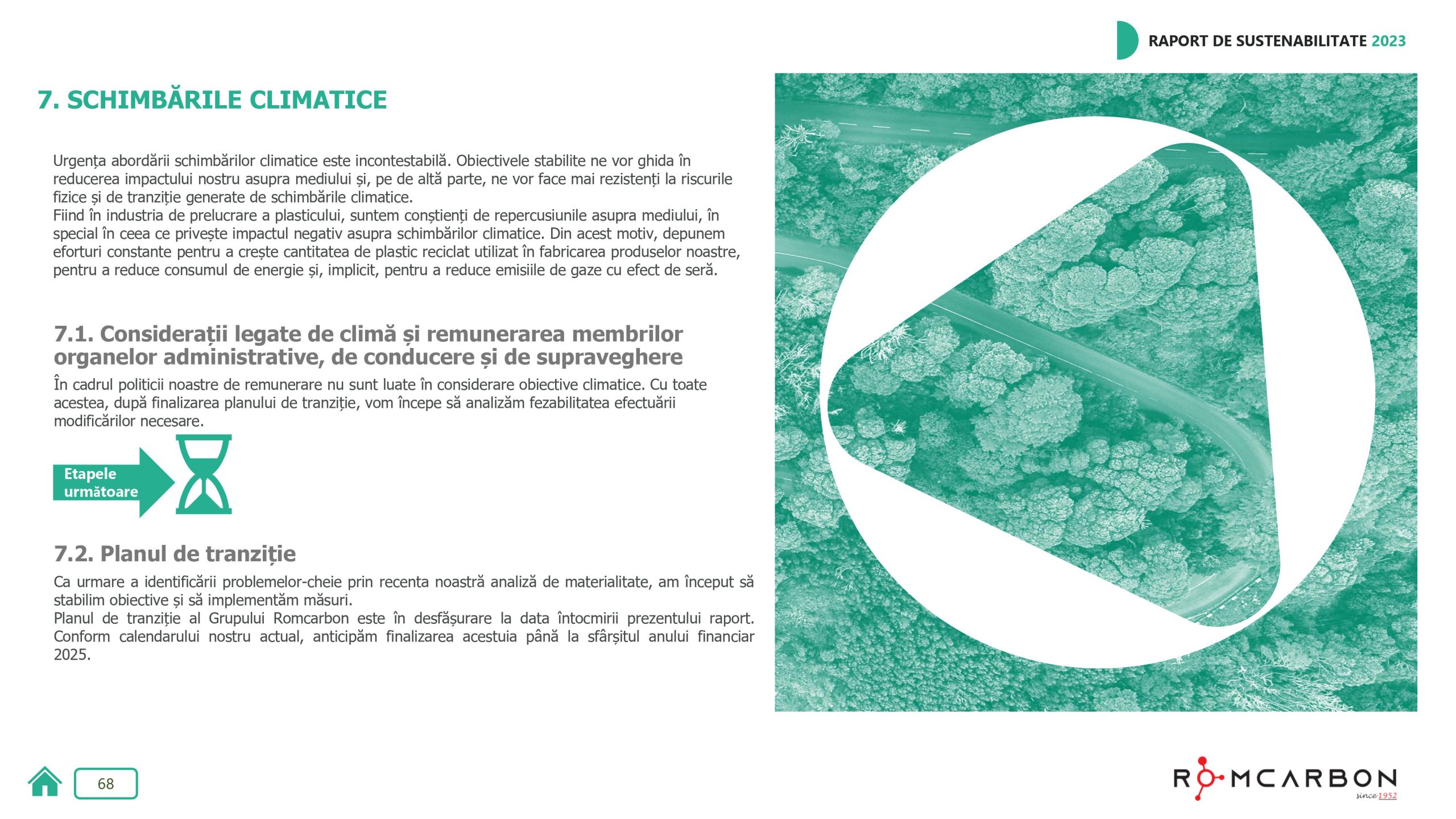 Rapoarte de sustenabilitate 2023