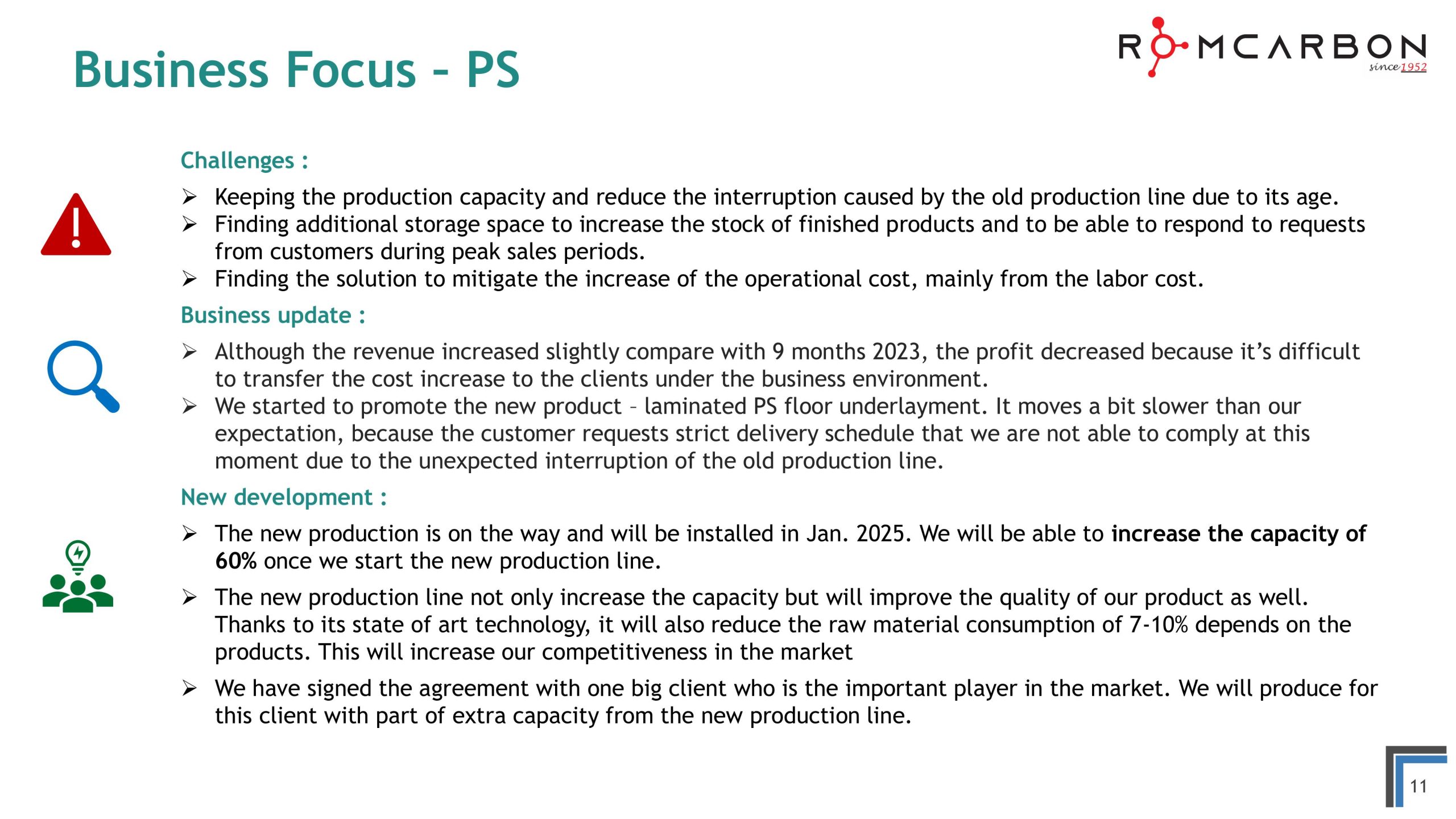 Official presentation -Teleconference with analysts, investors and journalists &ndash; 20th of November 2024