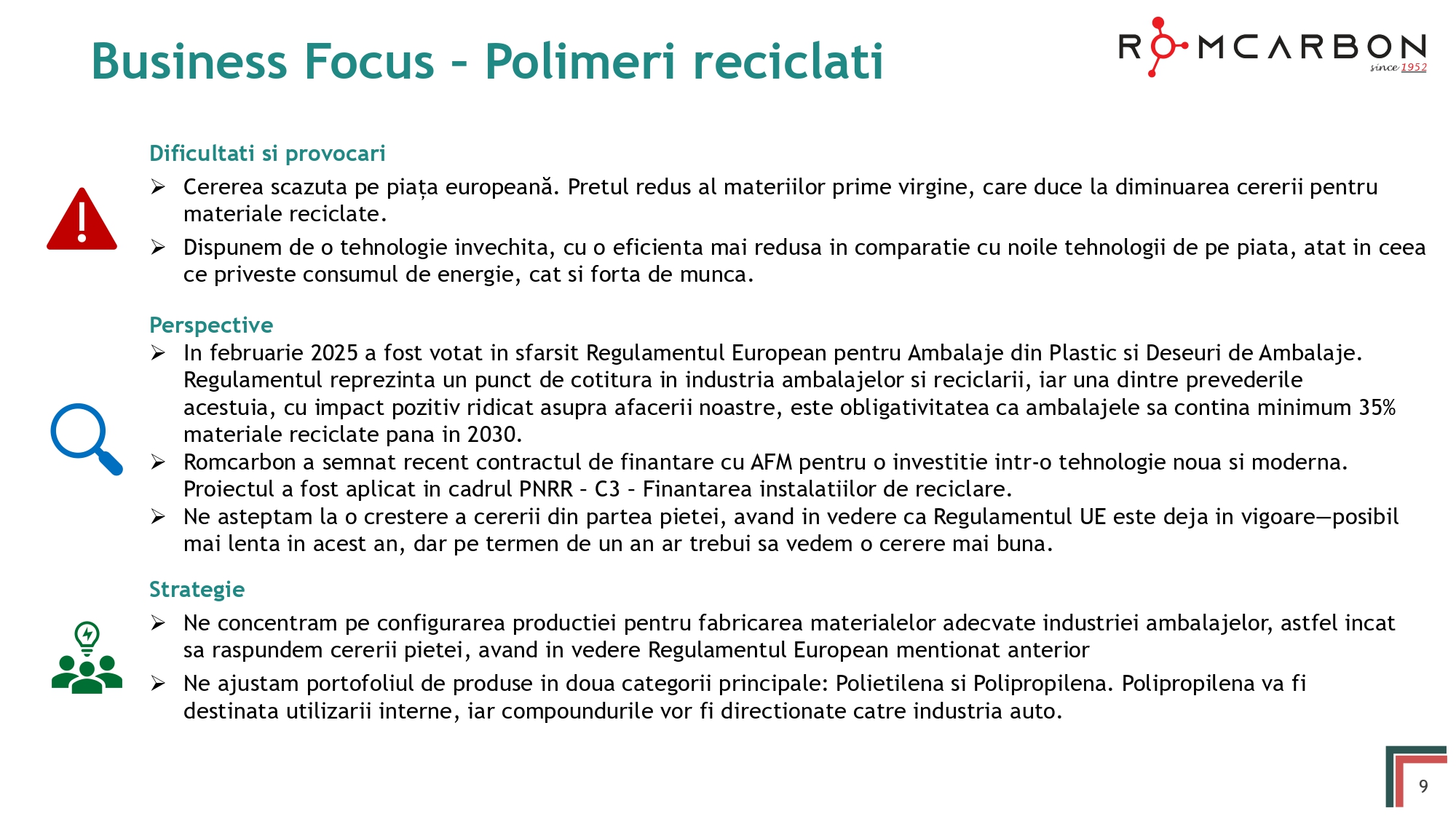 Official presentation -Teleconference with analysts, investors and journalists &ndash; 20th of May 2025