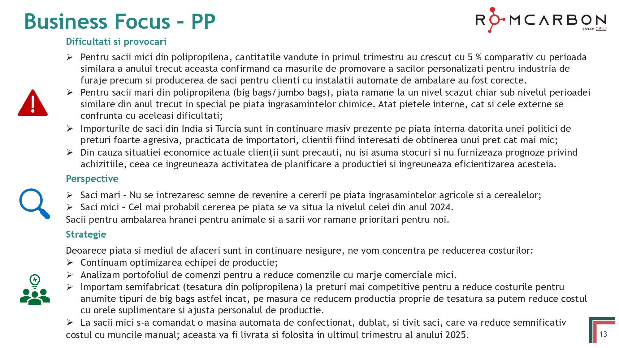 Prezentare oficiala -Teleconferință cu analiști, investitori și jurnaliști &ndash; 20 mai 2025
