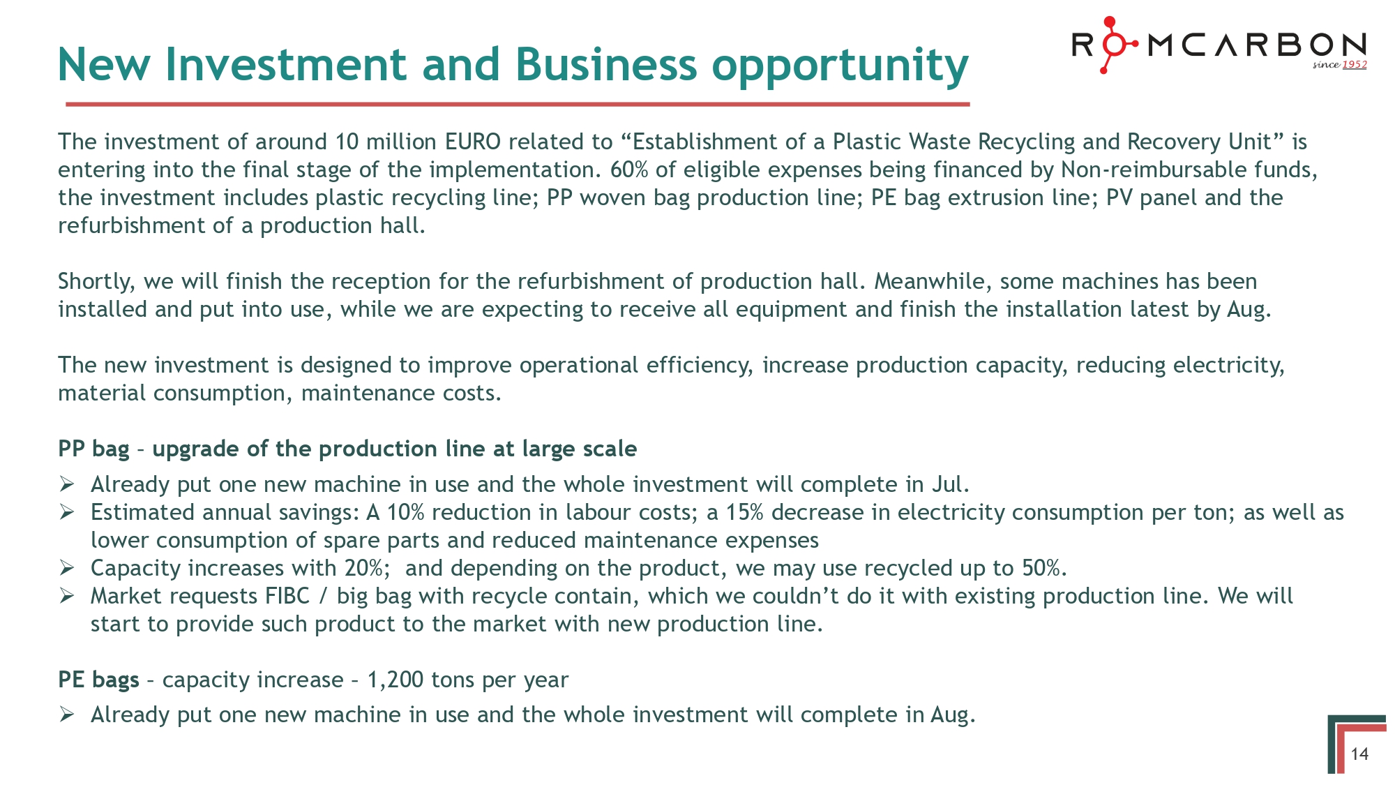 2026 Q1 video conference_EN_page-0014 Official presentation -Teleconference with analysts, investors and journalists – 27th of May 2026